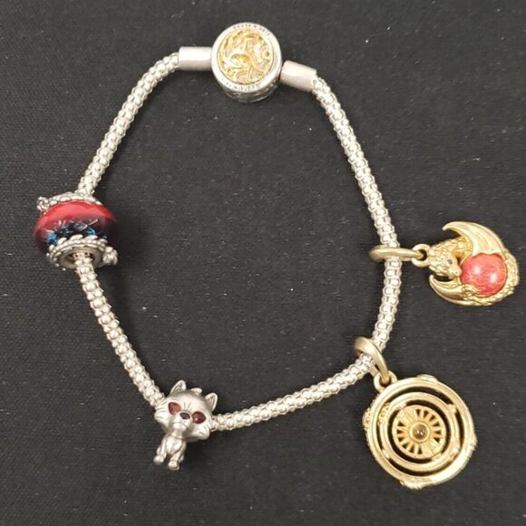 (53052-1) Pandora Game Of Thrones House Sigil Clasp Studded Chain Bracelet - Picture 1 of 16